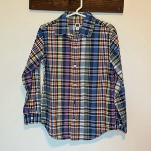Janie and jack plaid shirt 6y